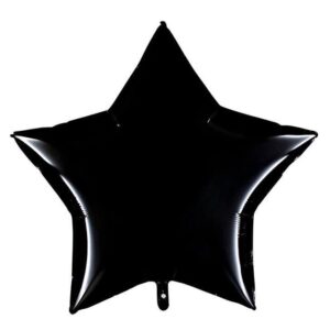 GLOBO ESTRELLA NEGRA GRANDE CON HELIO