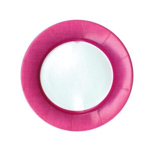 PLATOS GRANDES BORDE FUCHSIA - 8ud
