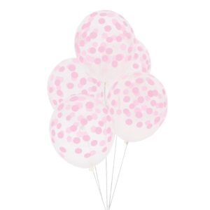 Globos lunares rosas - 5ud