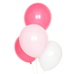 Globos selección rosas con helio - 10ud