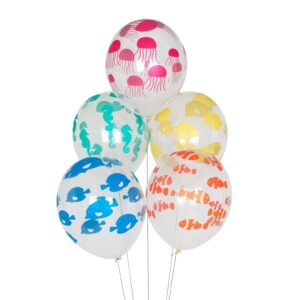 GLOBOS ANIMALES MAR - 5ud
