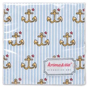 Servilletas lunch anclas - 20uds