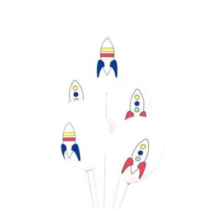 Globos Espacio con helio - 5ud