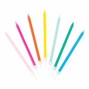 Velas mix multicolor- 16ud
