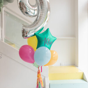 RAMO FELIZ CUMPLEAÑOS PLATA ESTRELLA