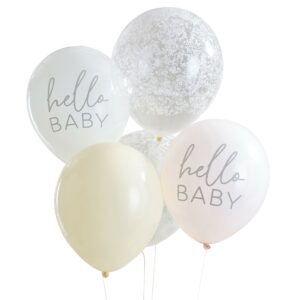 GLOBOS HELLO BABY- 5ud