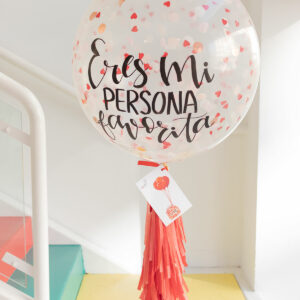 GLOBO XL CONFETTI LOVE