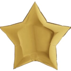 GLOBO ESTRELLA GRANDE ORO CON HELIO