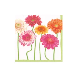 SERVILLETAS COCKTAIL BLOOMING DAISY - 20ud