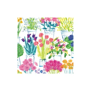 SERVILLETAS COCKTAIL FLOWER MARKET -20ud