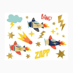 TATTOOS AVIONES - 11ud