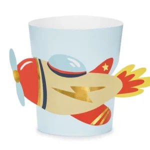 DECO VASOS AVIÓN - 6 ud