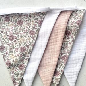 BANDERÍN TELA ECO ROSA