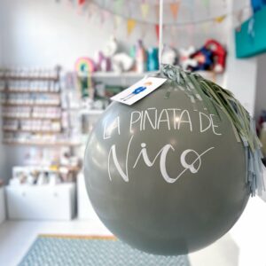 GLOBO PIÑATA COMUNIÓN AZUL