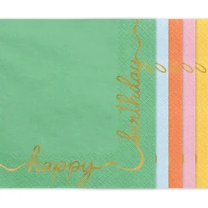 SERVILLETAS MULTI HAPPY BDAY - 12ud