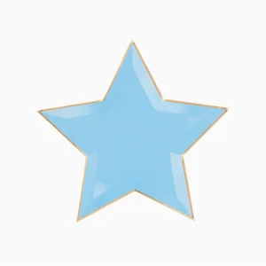 PLATO ESTRELLA AZUL - 6ud