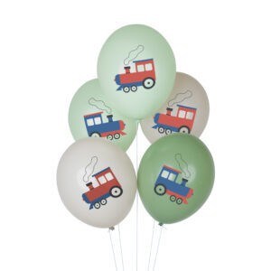 GLOBOS TRENES CON HELIO - 5ud