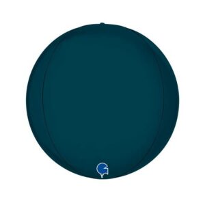 GLOBO BOLA METALICA AZUL MARINO CON HELIO