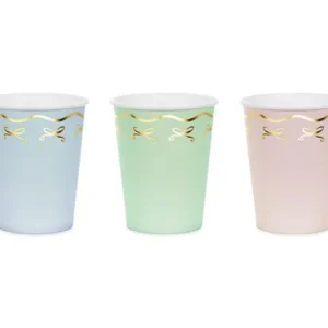 VASOS MIX PASTEL LACITO - 6UD