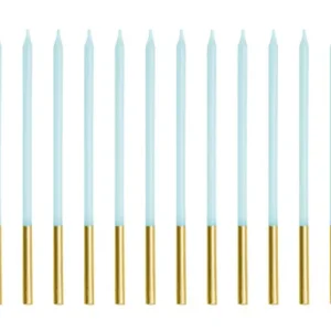 VELAS LARGAS AZUL - 12UD