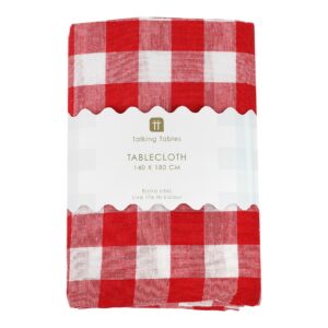 MANTEL TELA VICHY ROJO