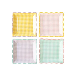 PLATOS VICHY PASTEL - 8ud