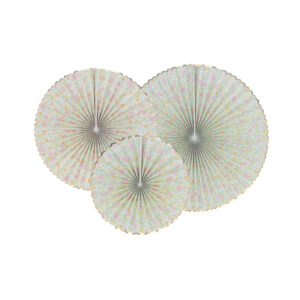 ABANICOS SHABBY GOLD - 3UD