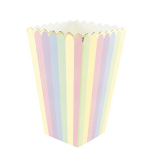 CAJA PALOMITAS RAYAS PASTEL - 8UD