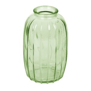 JARRON CRISTAL CILINDRICO VERDE MENTA